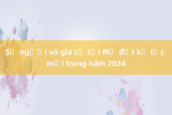 Số người vô gia cư tại Mỹ đạt kỷ lục mới trong năm 2024